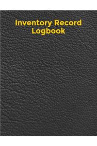 Inventory Record Logbook