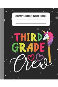 Third Grade Crew - Composition Notebook
