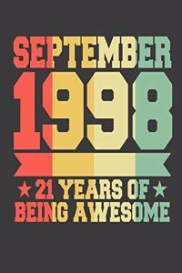 September 1998 21 Years Of Being Awesome