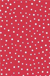 Trendy Polka Dots Design Notebook
