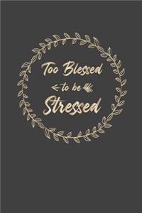 Too Blessed To Be Stressed