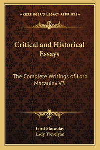 Critical and Historical Essays