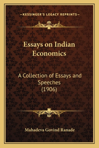 Essays on Indian Economics