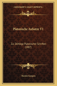 Platonische Aufsatze V1