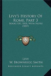 Livy's History Of Rome, Part 3