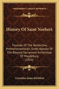 History Of Saint Norbert