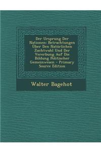 Der Ursprung Der Nationen