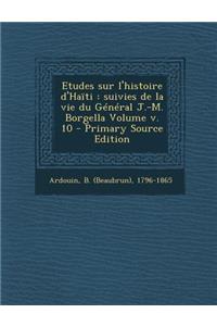 Etudes sur l'histoire d'Haïti