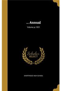 ... Annual; Volume yr.1921