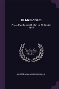 In Memoriam