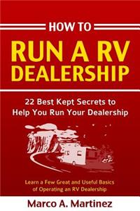 How To Run a RV Dealership