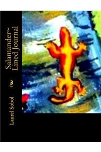 Salamander Lined Journal