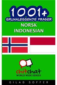 1001+ Grunnleggende Fraser Norsk - Indonesian