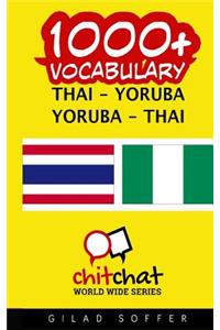 1000+ Thai - Yoruba Yoruba - Thai Vocabulary