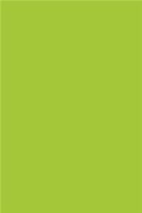Journal Neon Green Color Simple Plain Neon Green