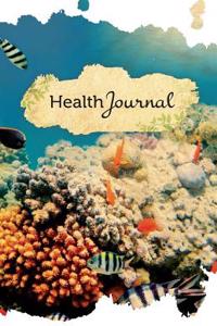 Health Journal: 50 Pages, 5.5 X 8.5 Underwater Beauty