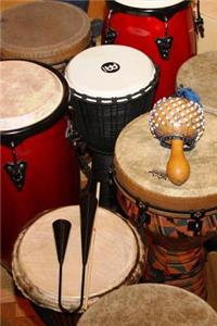 Vintage Drums and a Maraca Percussion Musical Instruments Journal