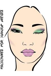 Facecharts for Makeup Artists
