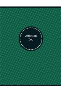 Audition Log (Logbook, Journal - 126 pages, 8.5 x 11 inches)
