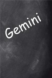 Gemini Zodiac Horoscope Journal Chalkboard