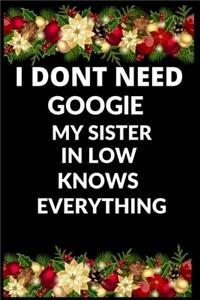 I Don't Need Google My Sister in Law Knows Everything