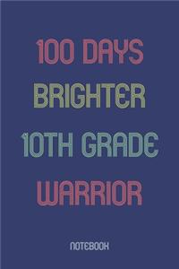 100 Days Brighter 10th Grade Warrior