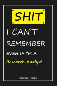 SHIT! I Can't Remember EVEN IF I'M A Research Analyst