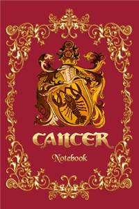 Cancer Horoscope Notebook - A Notebook for Cancer Zodiac Sign People, 6x9 -(120 ages)