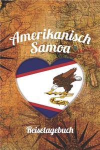 Amerikanisch-Samoa Reisetagebuch: A5 Reise Journal I Notizbuch I Urlaubs Planer I Road trip Planer I Travel notebook I 6X9 Pocket journal I Geschenk für Backpacker