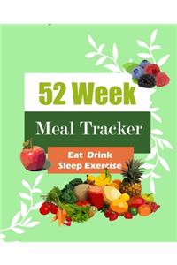 52 Week Meal Tracker
