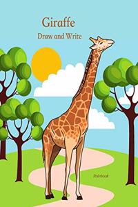 Giraffe Draw and Write Notebook