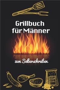 Grillbuch für Männer zum Selberschreiben