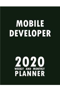 Mobile Developer 2020 Weekly and Monthly Planner