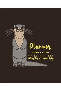 Planner 2019 - 2020 Weekly & Monthly