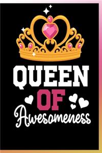 Queen of Awesomeness Notebook