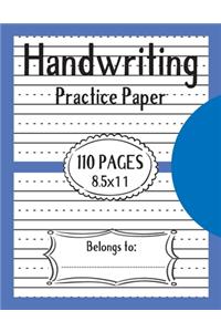 Handwriting Practice Paper