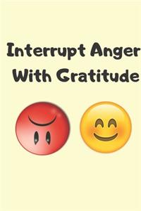 Interrupt Anger With Gratitude