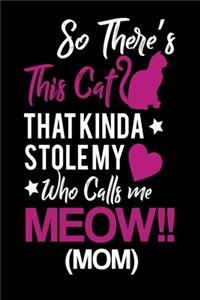 So There's This Cat That kind A Stole My Who Calls Me Meow MOM
