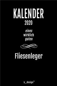Kalender 2020 für Fliesenleger