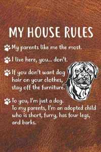 My House Rules Notebook Journal