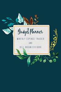 Budget Planner Monthly Expense Tracker and Bill Organizer Book