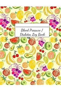 Blood Pressure Diabetes Log Book