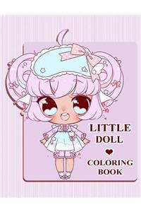 Little Doll Coloring Book: Coloring Book for Girls