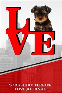 Yorkshire Terrier Love Journal