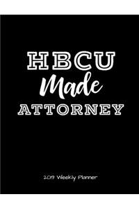 Hbcu Made Attorney 2019 Weekly Planner