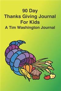 Thanks Giving Journal for Kids