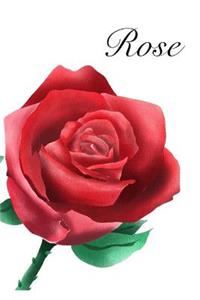 Rose: SÃ¼Ã?es Rote Rosen Notizbuch, Tagebuch, Bullet Journal, Soft Cover 6x9 Mit 100 Seiten Punktraster