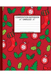 Unruled Composition Notebook 8