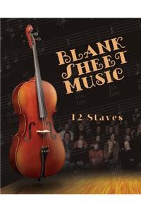 Blank Sheet Music - 12 Staves