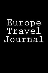 Europe Travel Journal